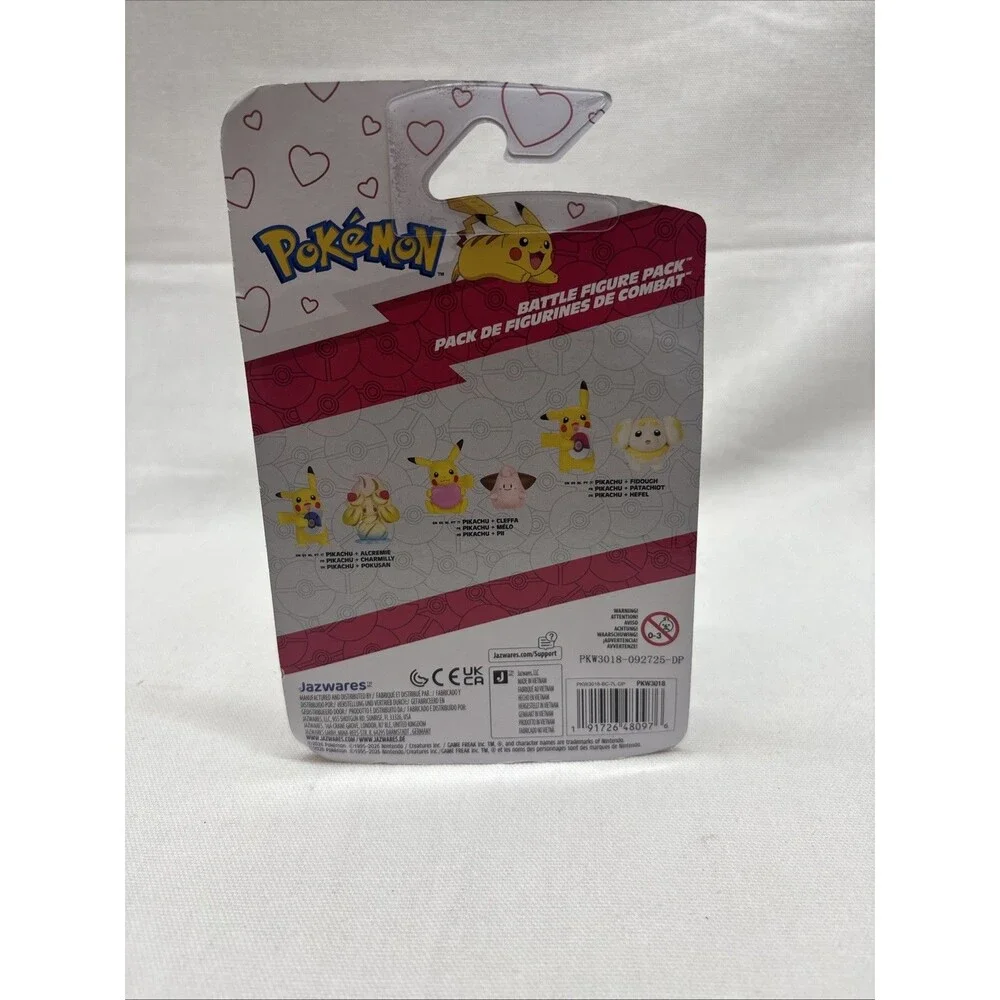 Pokemon Battle Figure Pack Pikachu & Alcremie Jazwares New Sealed